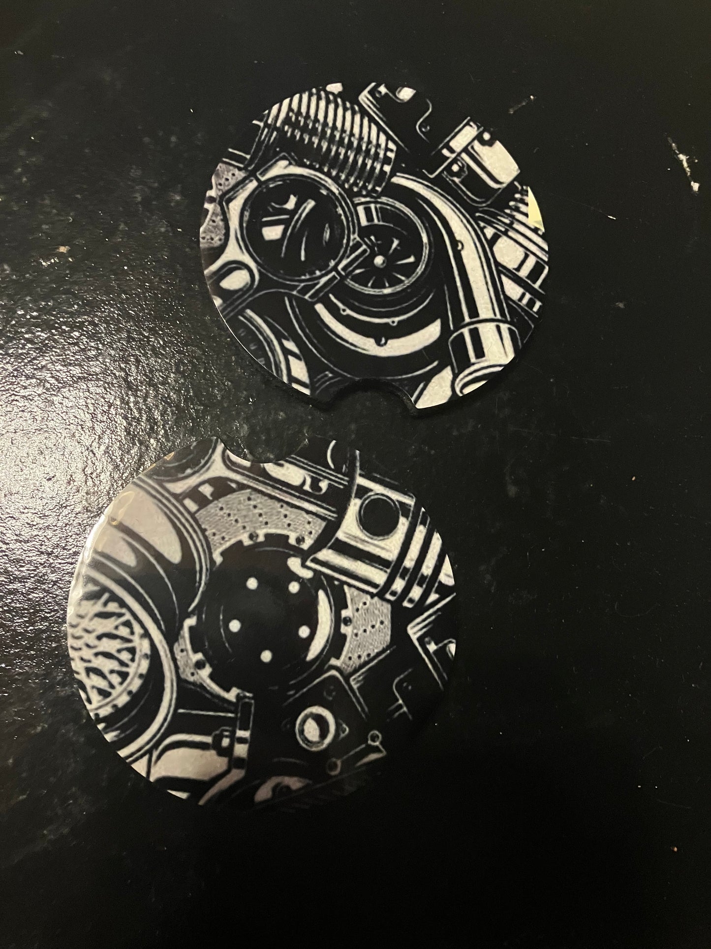 Car parts car coasters