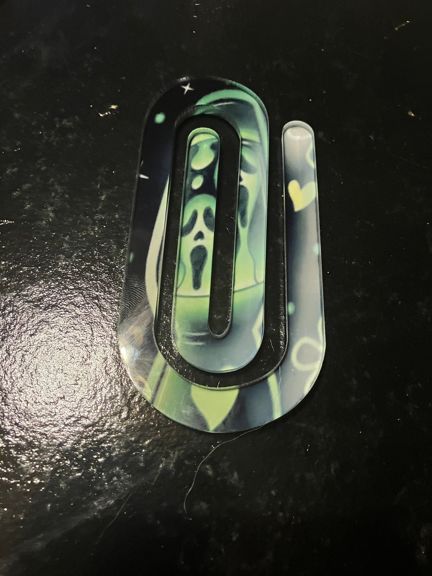 Ghost face paper clip